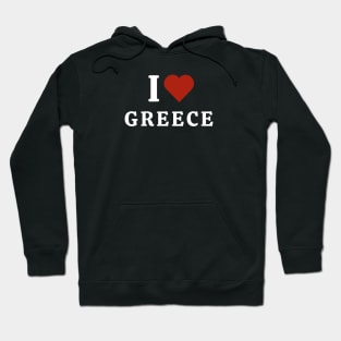 I Love Greece Hoodie